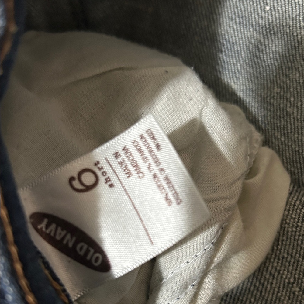 Old Navy Deep Blue Boot Cut Jeans - Picture 2 of 4